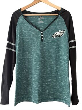 Philadelphia Eagles Majestic Women’s Henley